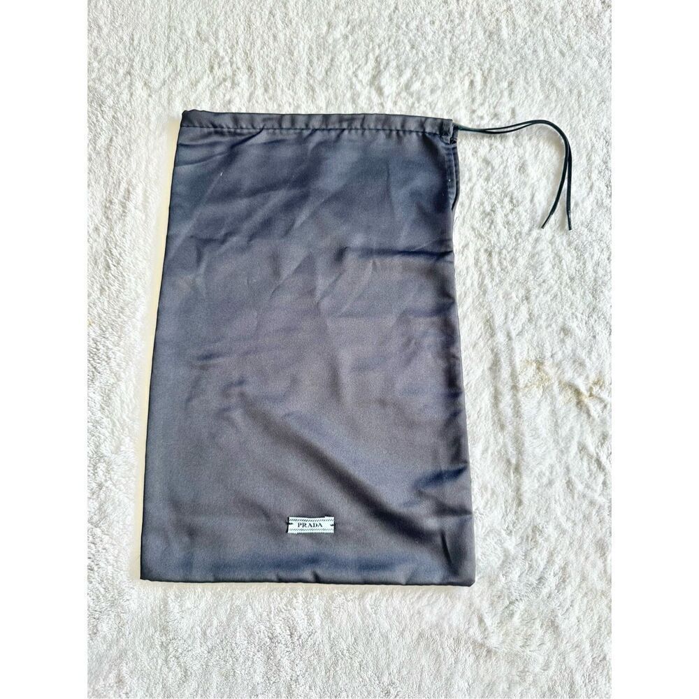 Navy blue Prada Satin finish dust bag